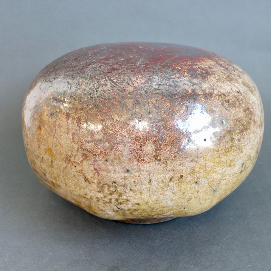 Vintage Ceramic Vase by Gisèle Buthod-Garçon (circa 1980s-90s)