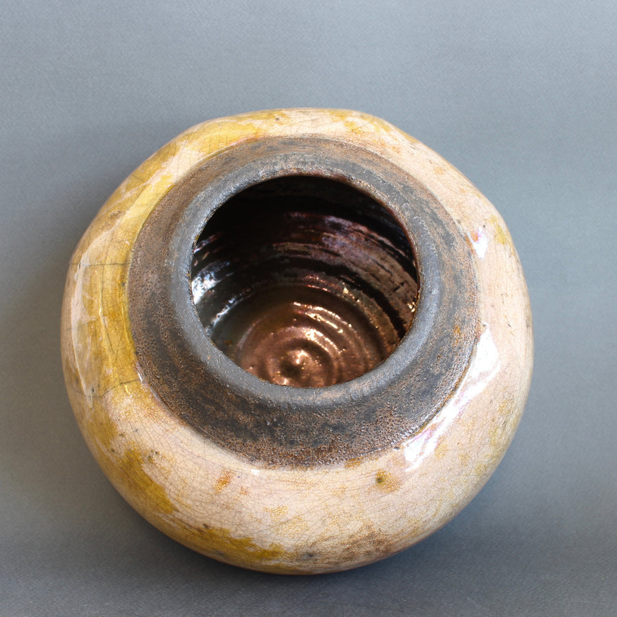 Vintage Ceramic Vase by Gisèle Buthod-Garçon (circa 1980s-90s)