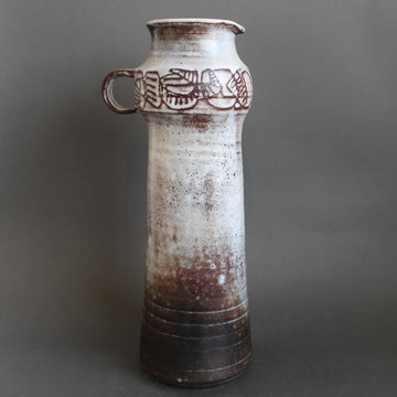 Large Vintage French Decorative Vase by Michel and Nicole Anasse (circa 1960s)