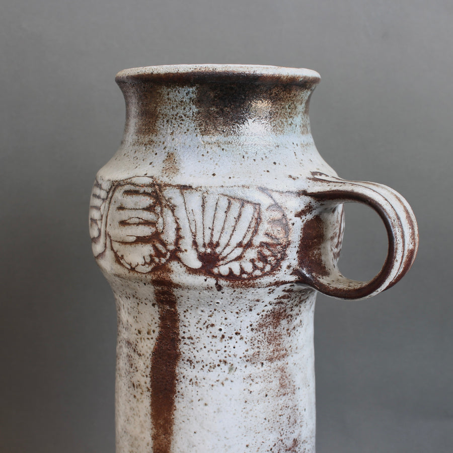 Large Vintage French Decorative Vase by Michel and Nicole