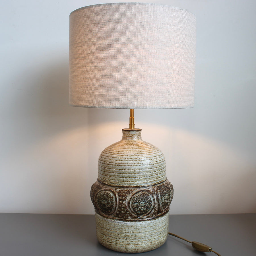 Mid-Century Ceramic Table Lamp by Marcel Giraud (circa 1970s)