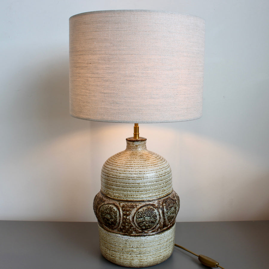 Mid-Century Ceramic Table Lamp by Marcel Giraud (circa 1970s)