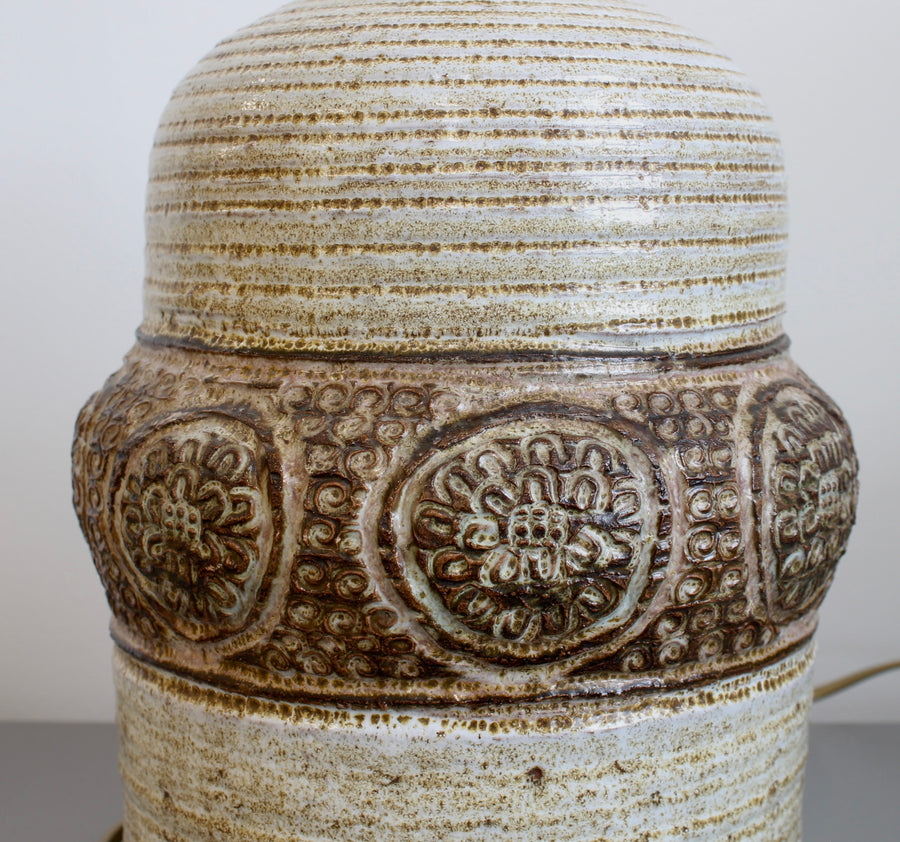 Mid-Century Ceramic Table Lamp by Marcel Giraud (circa 1970s)