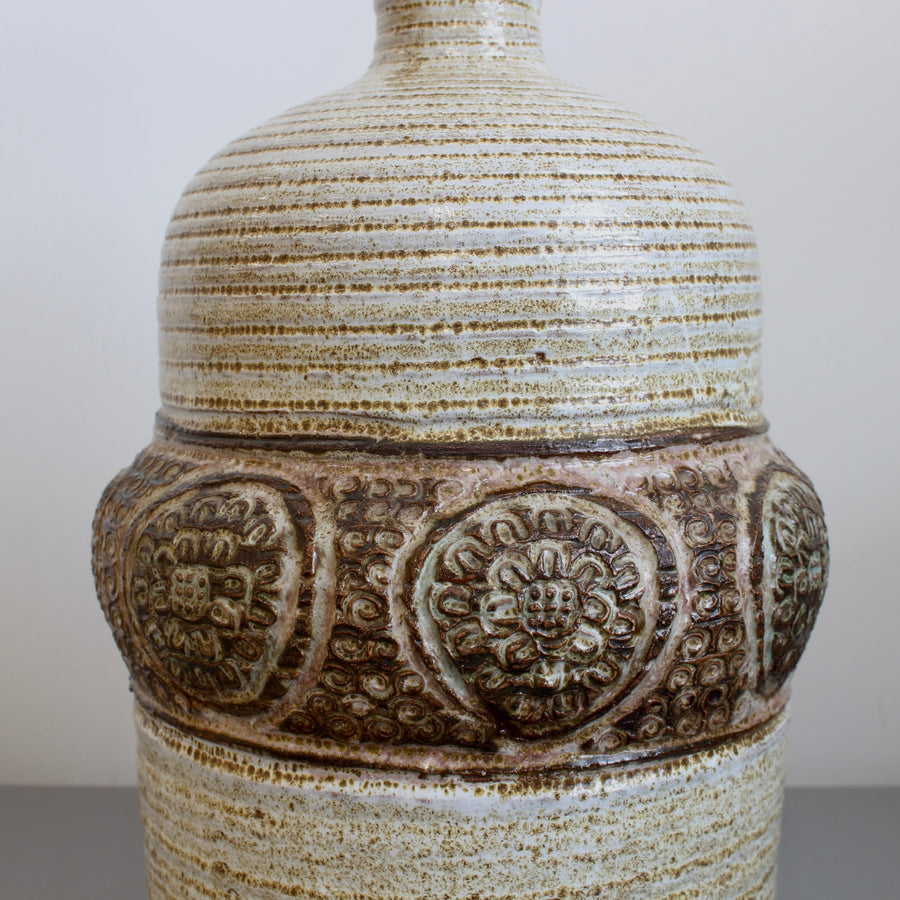 Mid-Century Ceramic Table Lamp by Marcel Giraud (circa 1970s)