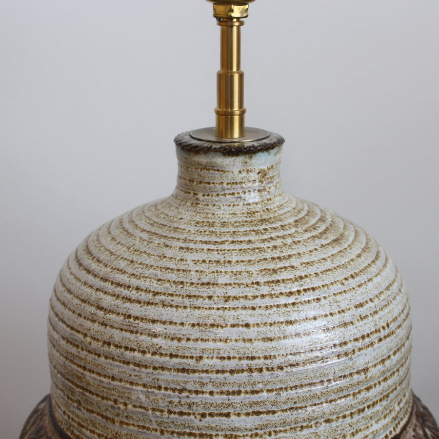 Mid-Century Ceramic Table Lamp by Marcel Giraud (circa 1970s)