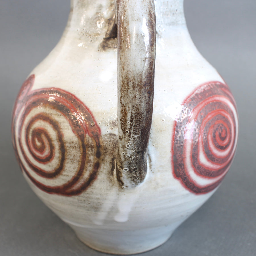 Vintage French Ceramic Pitcher by Atelier Dieulefit (circa 1960s-70s)