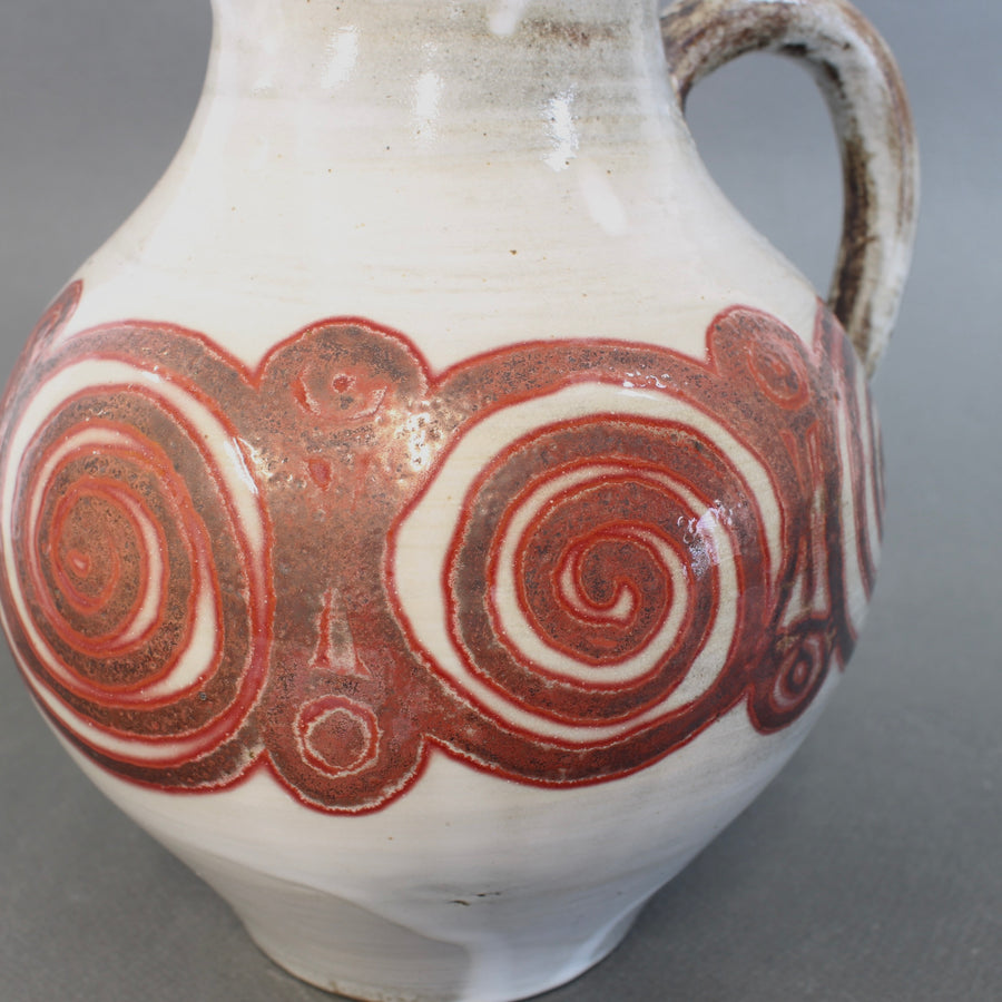 Vintage French Ceramic Pitcher by Atelier Dieulefit (circa 1960s-70s)