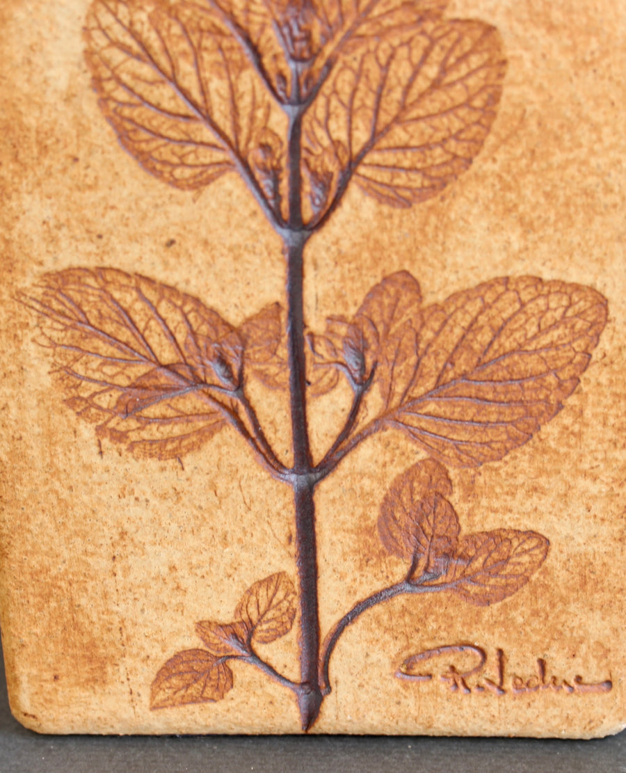 Vintage French Ceramic Vase by Raymonde Leduc (circa 1970s)