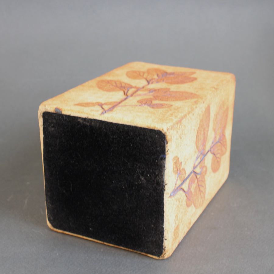 Vintage French Ceramic Vase by Raymonde Leduc (circa 1970s)