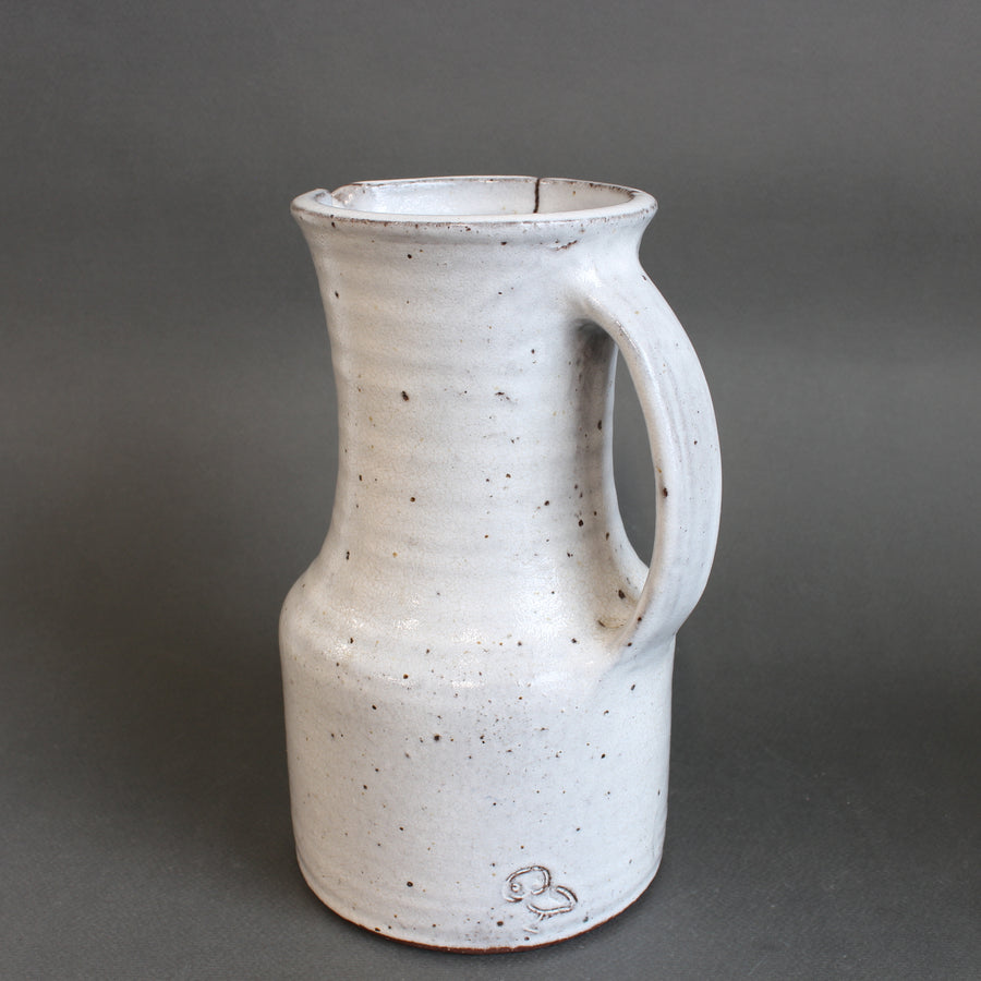 Vintage French Ceramic Pitcher by Pierlot (circa 1960s)