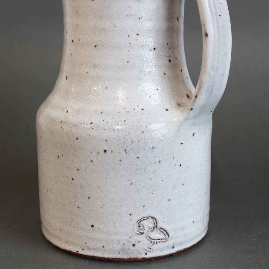 Vintage French Ceramic Pitcher by Pierlot (circa 1960s)