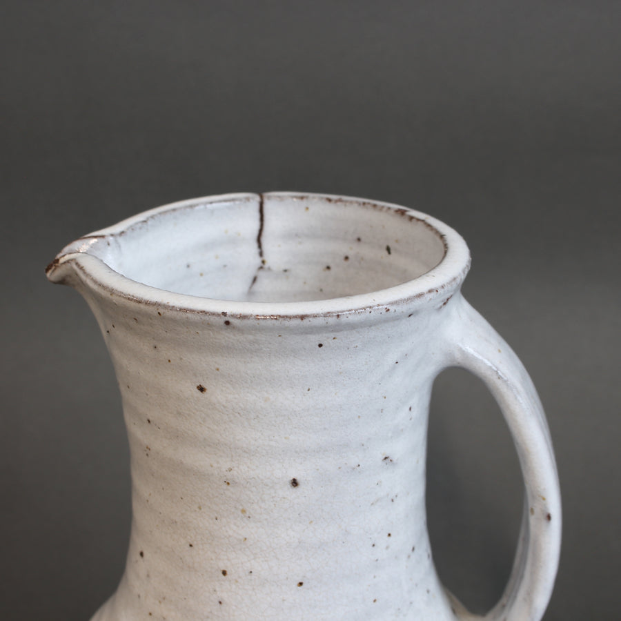 Vintage French Ceramic Pitcher by Pierlot (circa 1960s)