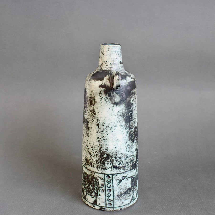 Mid-Century French Ceramic Flower Vase by Jacques Blin (circa 1960s)