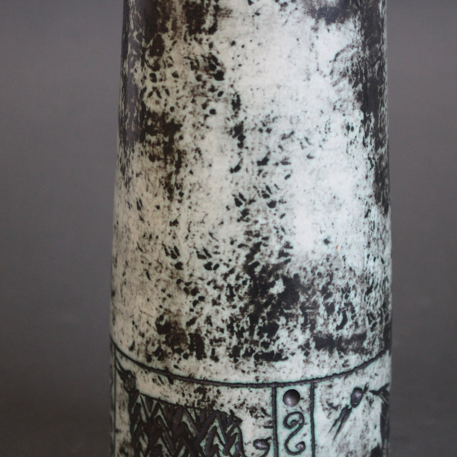 Mid-Century French Ceramic Flower Vase by Jacques Blin (circa 1960s)