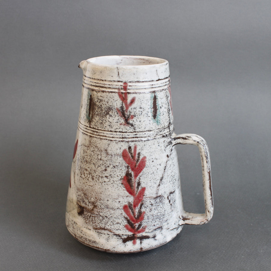 Vintage French Ceramic Pitcher by Le Mûrier (circa 1960s)