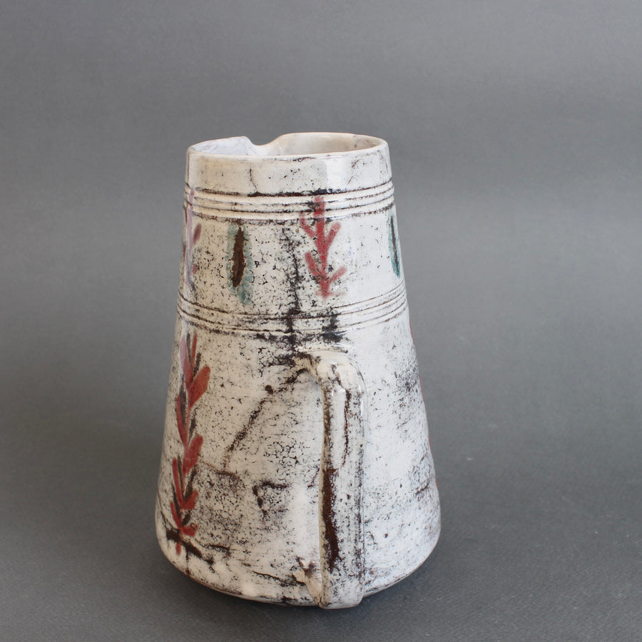 Vintage French Ceramic Pitcher by Le Mûrier (circa 1960s)