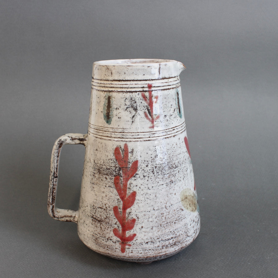 Vintage French Ceramic Pitcher by Le Mûrier (circa 1960s)