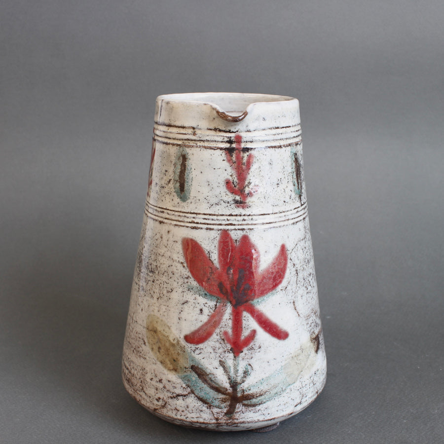 Vintage French Ceramic Pitcher by Le Mûrier (circa 1960s)