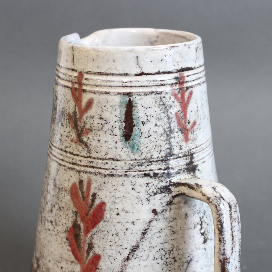 Vintage French Ceramic Pitcher by Le Mûrier (circa 1960s)