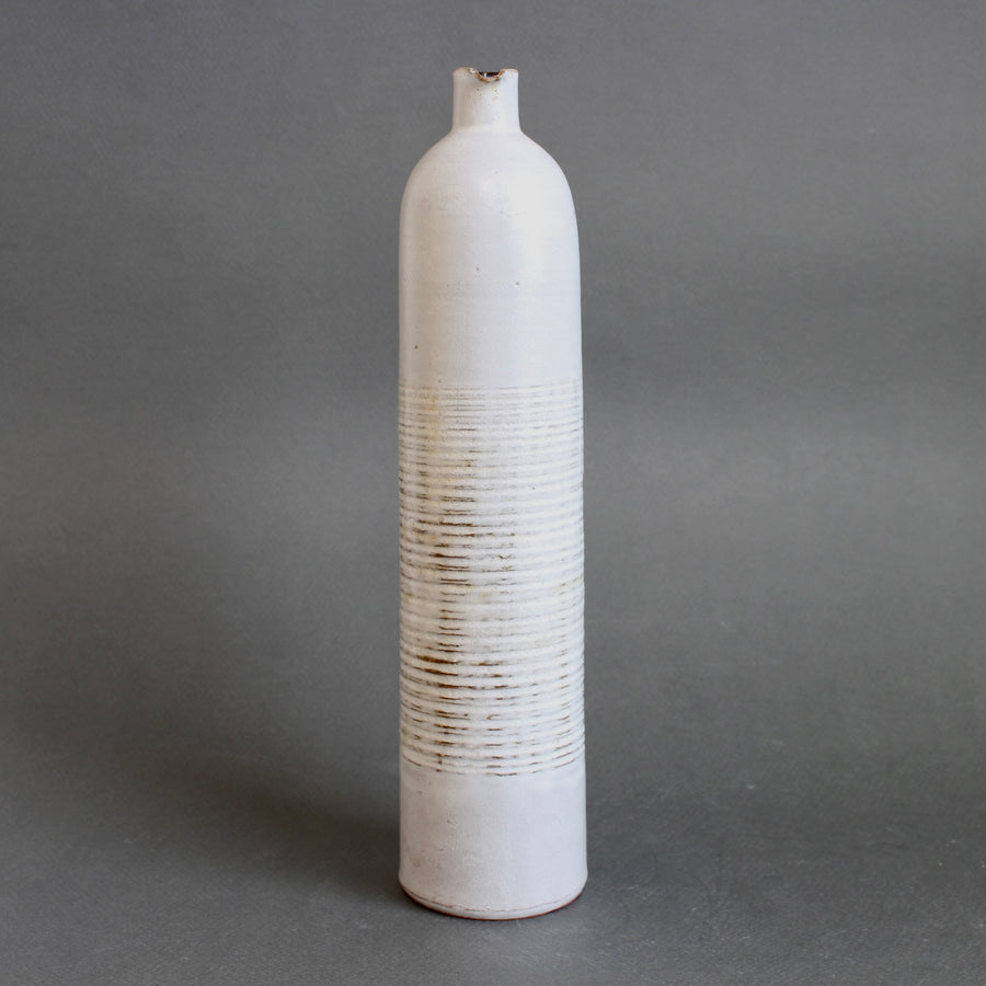 Mid-Century French Ceramic Flower Vase by Les Argonautes (circa 1955-1965)