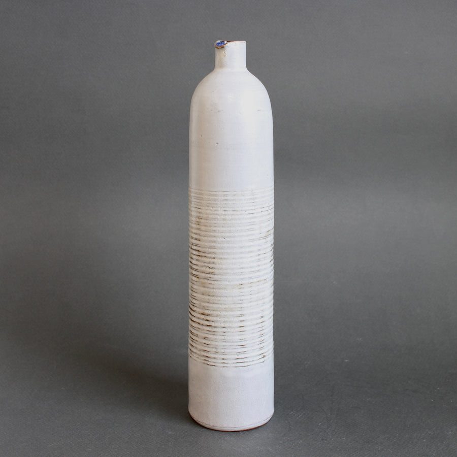 Mid-Century French Ceramic Flower Vase by Les Argonautes (circa 1955-1965)