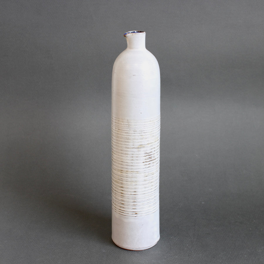 Mid-Century French Ceramic Flower Vase by Les Argonautes (circa 1955-1965)