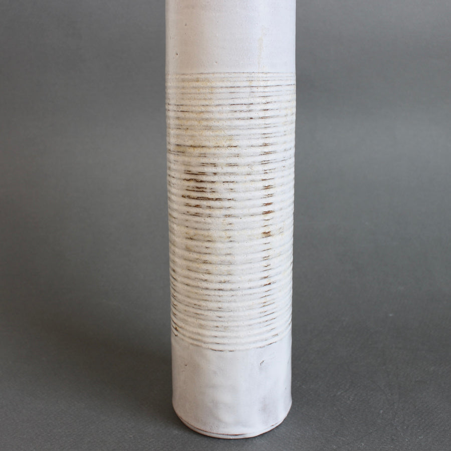 Mid-Century French Ceramic Flower Vase by Les Argonautes (circa 1955-1965)