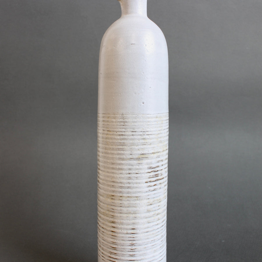 Mid-Century French Ceramic Flower Vase by Les Argonautes (circa 1955-1965)