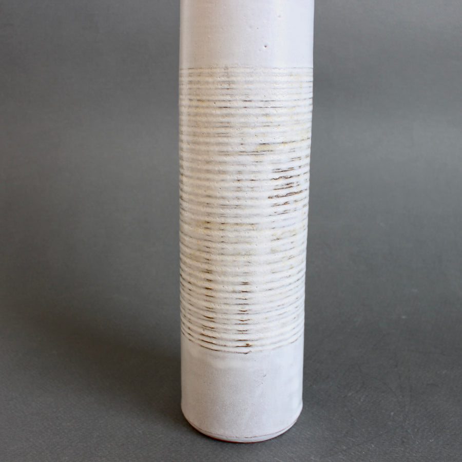 Mid-Century French Ceramic Flower Vase by Les Argonautes (circa 1955-1965)