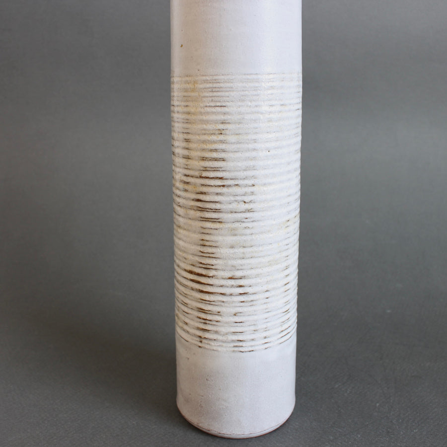 Mid-Century French Ceramic Flower Vase by Les Argonautes (circa 1955-1965)