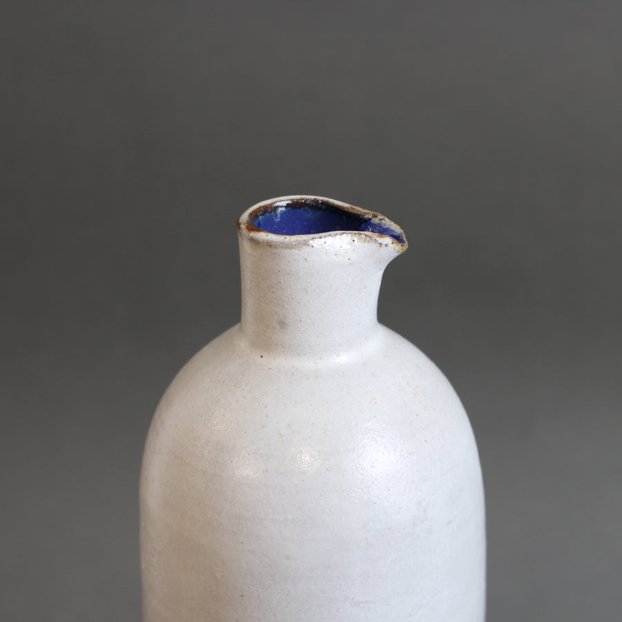 Mid-Century French Ceramic Flower Vase by Les Argonautes (circa 1955-1965)