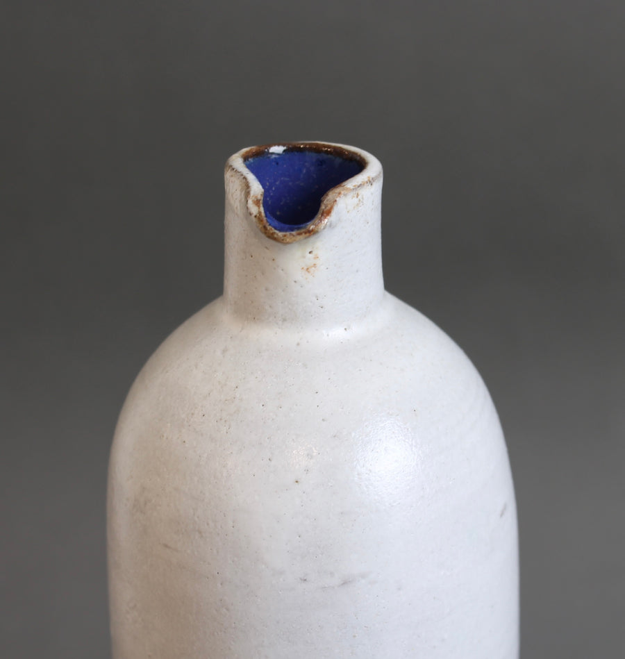 Mid-Century French Ceramic Flower Vase by Les Argonautes (circa 1955-1965)