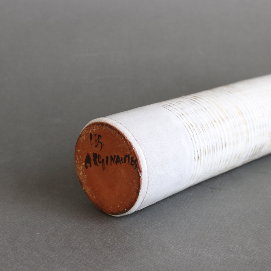 Mid-Century French Ceramic Flower Vase by Les Argonautes (circa 1955-1965)