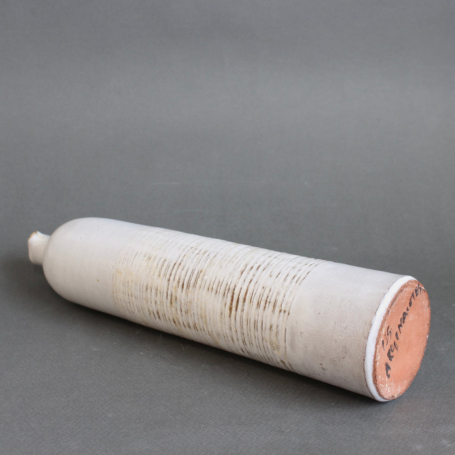 Mid-Century French Ceramic Flower Vase by Les Argonautes (circa 1955-1965)