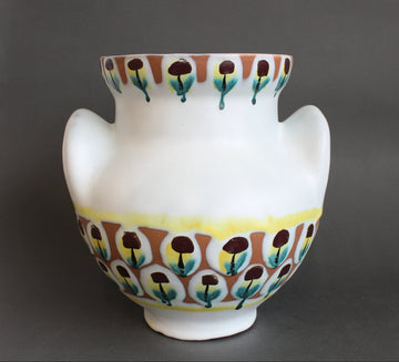 French Vintage Eared Vase by Roger Capron (circa 1950s) - Large
