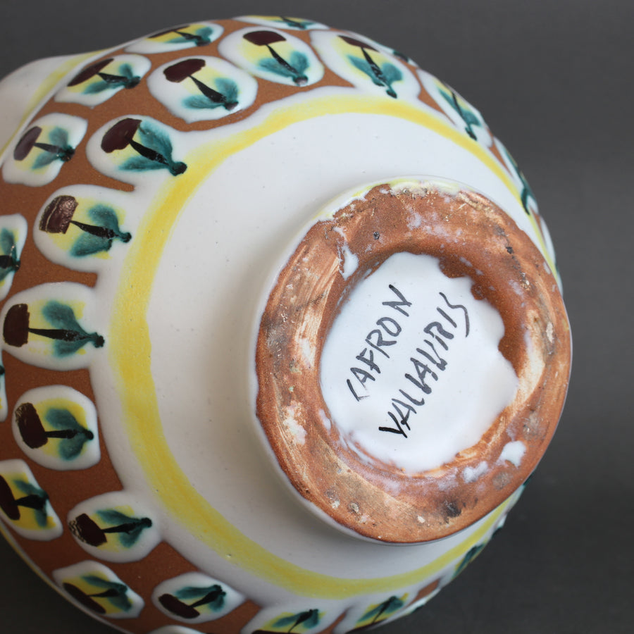 French Vintage Eared Vase by Roger Capron (circa 1950s) - Large