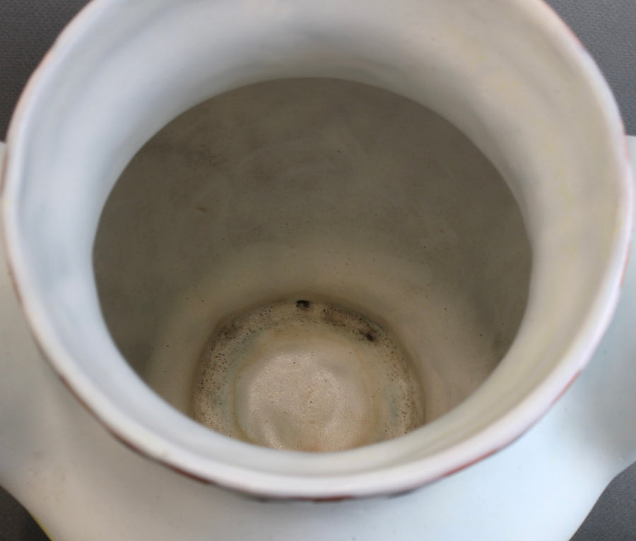 French Vintage Eared Vase by Roger Capron (circa 1950s) - Large