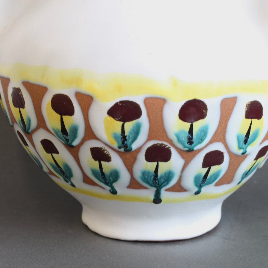 French Vintage Eared Vase by Roger Capron (circa 1950s) - Large