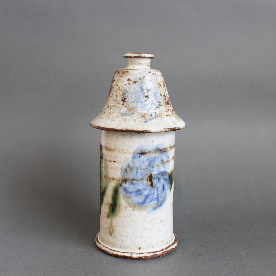 Vintage French Ceramic Apothecary Jar by Albert Thiry (circa 1960s)