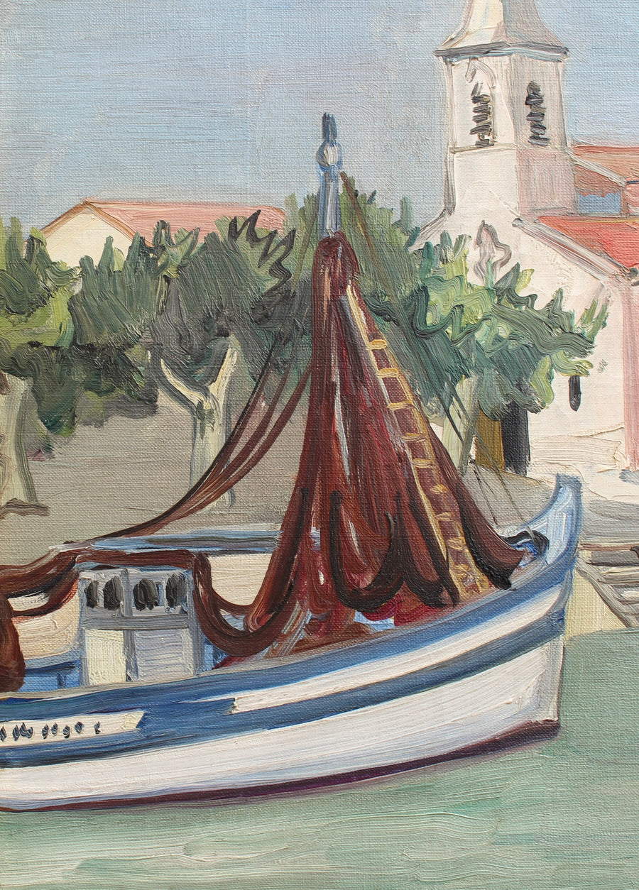 'The Port of Grau Du Roi' by Yves Brayer (circa 1950s)