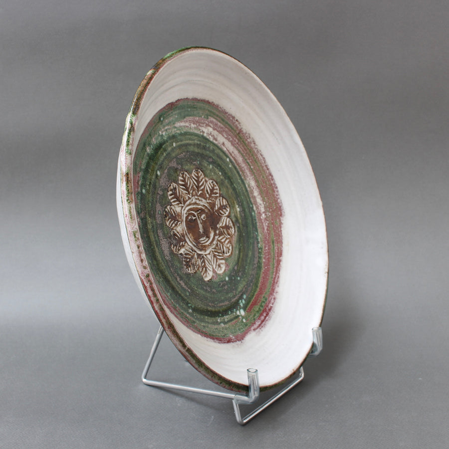 Mid-Century French Decorative Platter by Albert Thiry (circa 1960s)