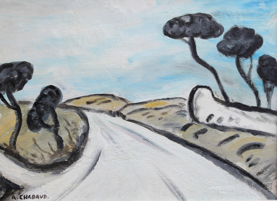 'Winter Scene in Provence' by Auguste Chabaud (circa 1910)