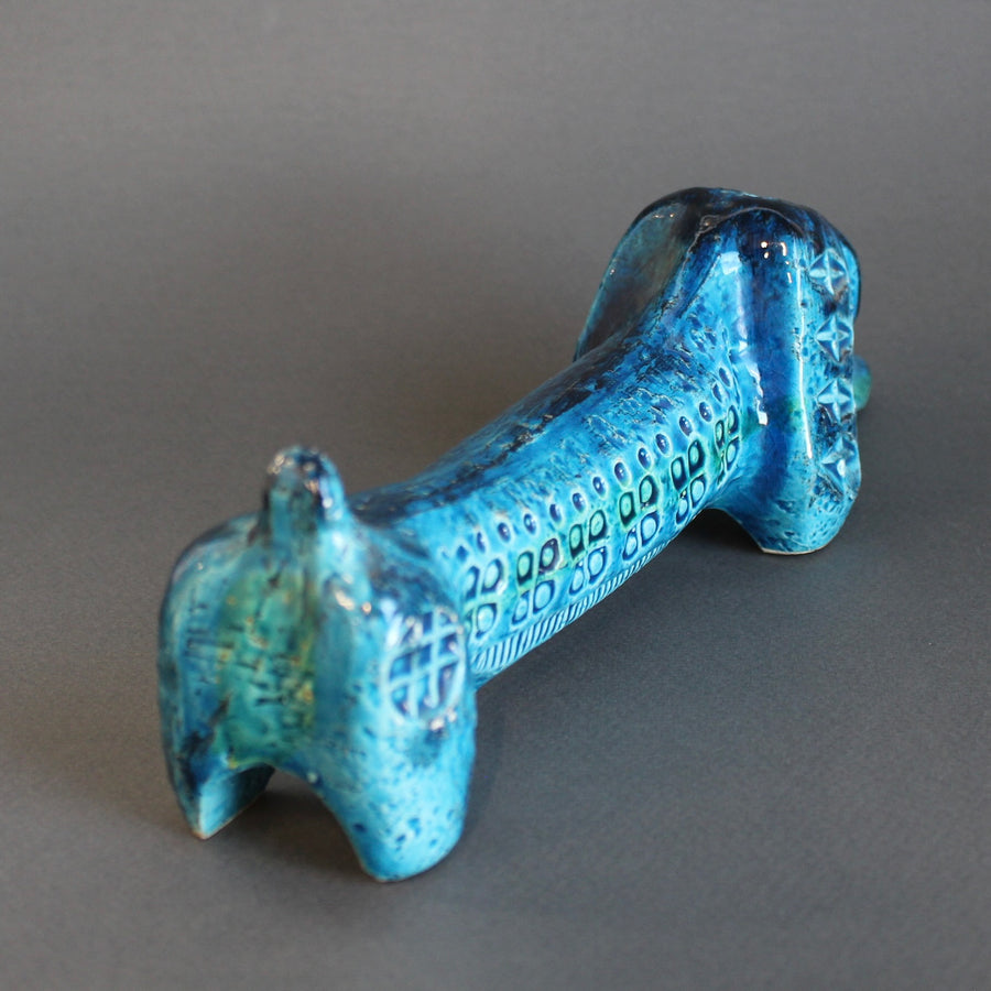 Vintage Italian Ceramic Sausage Dog by Aldo Londi for Bitossi