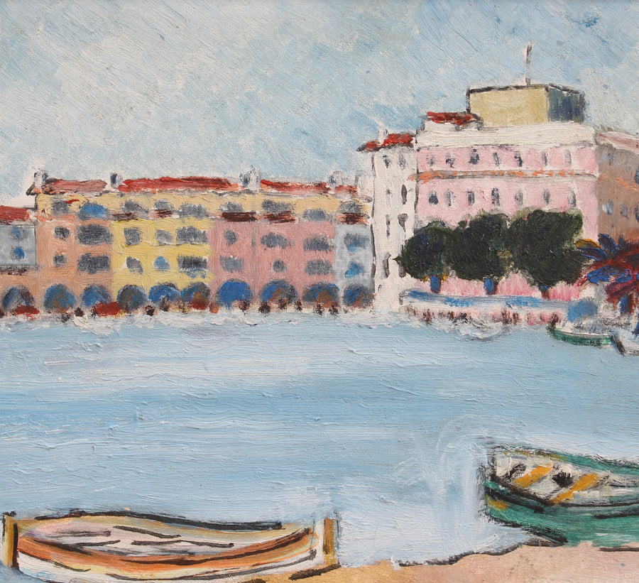 'Port of Sète', French School (1953)
