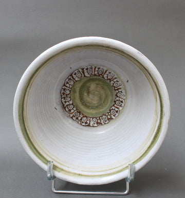 Mid-Century French Decorative Ceramic Bowl by Albert Thiry (circa 1960s)