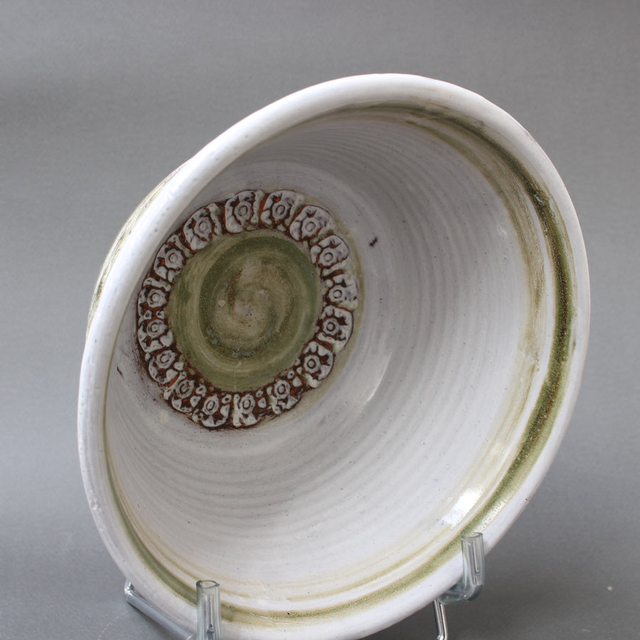 Mid-Century French Decorative Ceramic Bowl by Albert Thiry (circa 1960s)