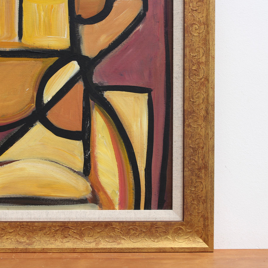 'Cubist Figure' by STM (circa 1960s - 70s)