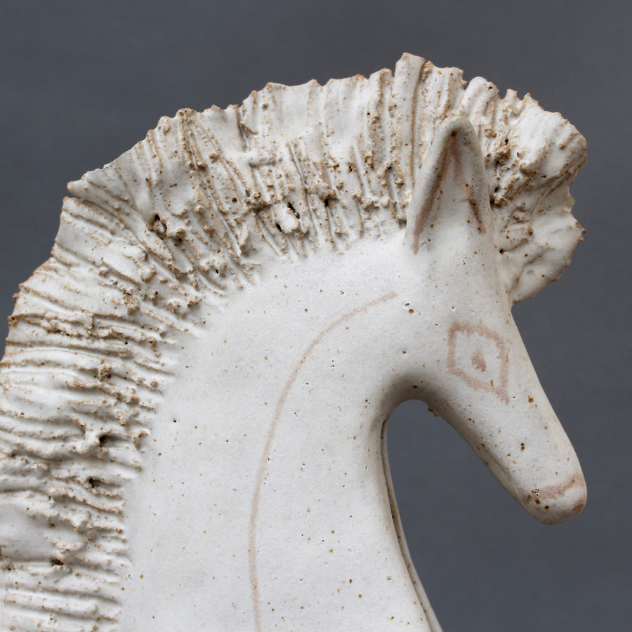 Vintage Ceramic Horse by Bruno Gambone (circa 1970s) - Large