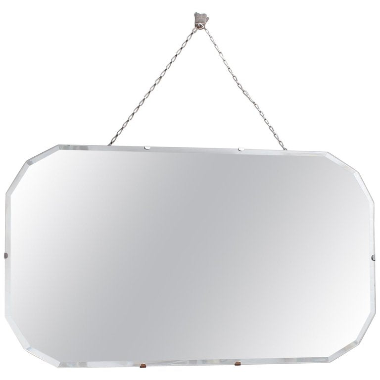 English 12-Sided Wall Mirror (Circa 1950s)