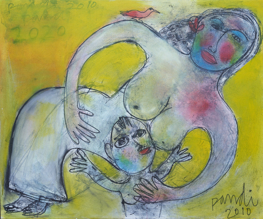 'Mother with Child' by Pandi (I Nyoman Sutaria) (2010)